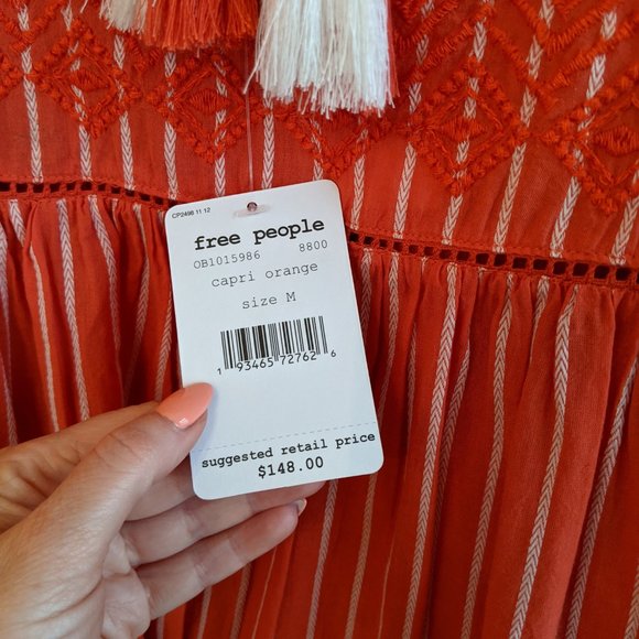 Free People Lola Embroidered Mini Bohemian dress - Picture 5 of 8